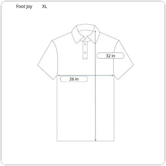 FootJoy FJ Men's Golf Polo Shirt Black Size XL Lightweight Moisture Wicking - Picture 5 of 5